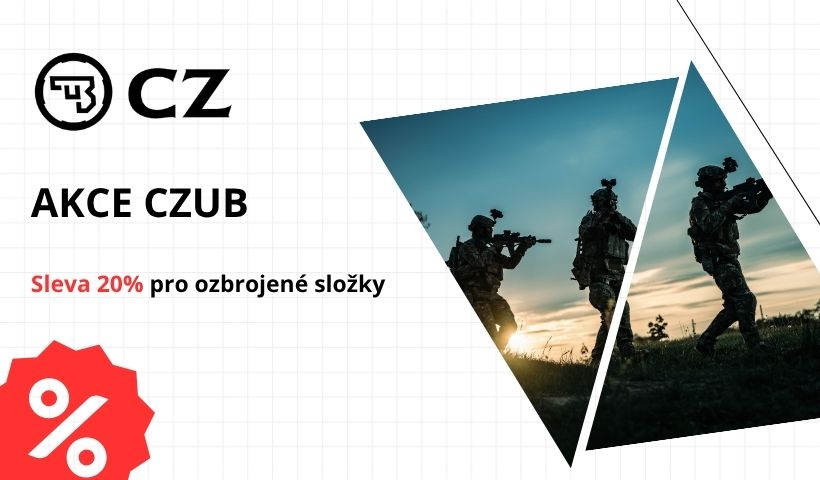 AKCE CZUB - sleva 20% pro OS - Guncentrum shop