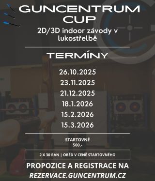 Vážení střelci a přátelé, I letos jsme si pro vás připravili sérii zimních “udržovacích” závodů v lukostřelbě, které se...